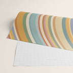 Wavy Stripes VI - Vintage Pastel Wrapping Paper Gallery Image 2
