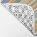 Wavy Stripes VI - Vintage Pastel Bath Mat Gallery Image 2