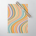 Wavy Stripes VI - Vintage Pastel Wrapping Paper Gallery Image 1