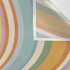 Wavy Stripes VI - Vintage Pastel Wall Tapestry Gallery Image 3