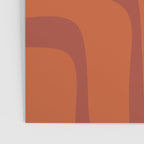 Palm Springs Mid Century Modern Abstract in Mid Mod Burnt Orange Poster Gallery Image 3