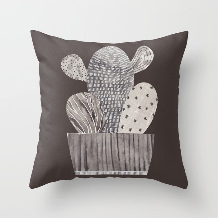Little Cactus Throw Pillow Gallery Image 6