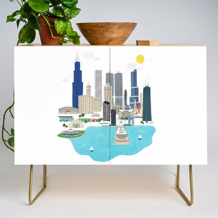 Chicago Illustration Credenza Gallery Image 1