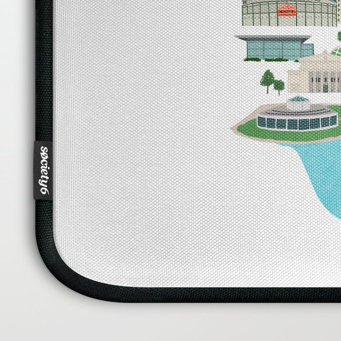 Chicago Illustration Laptop Sleeve Gallery Image 3