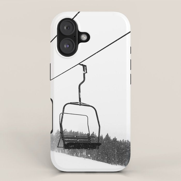 Ski Lifts Views iPhone Case Gallery Image 1