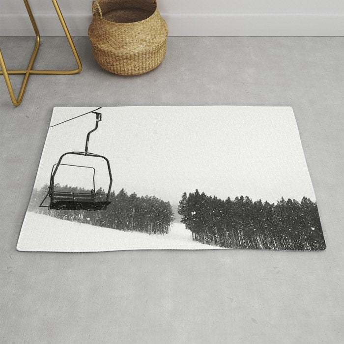Ski Lifts Views Rug Gallery Image 1