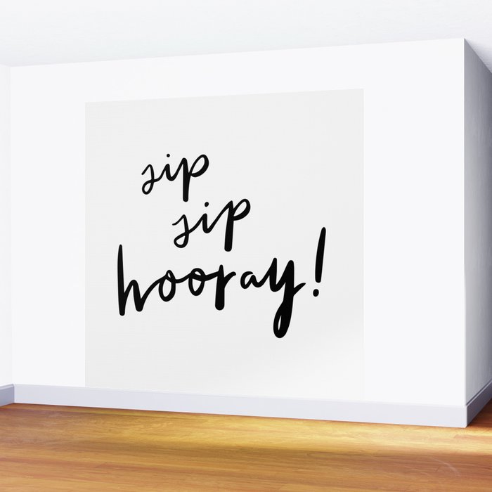 Sip Sip Hooray! Wall Mural Gallery Image 2