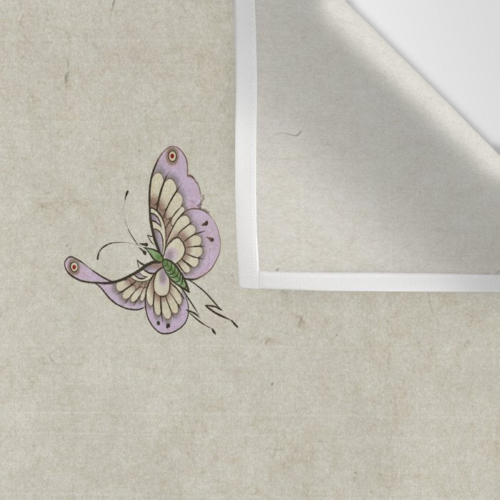 Pear flowers and butterflies type A - Minhwa : Koreafolkpainting Wall Tapestry Gallery Image 3