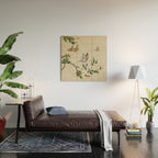 Pear flowers and butterflies type A - Minhwa : Koreafolkpainting Wood Wall Art Gallery Image 2