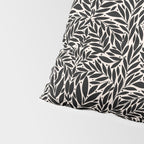 Black and White Folk Leaves  Pillow Sham Gallery Image 4