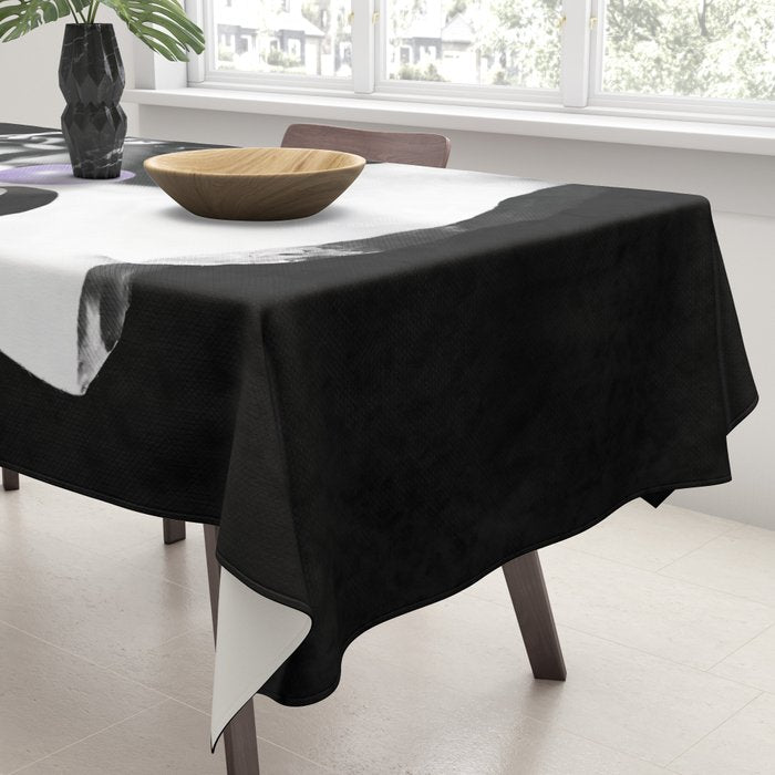 Medusa blowing purple bubblegum bubble Canvas Print Tablecloth Gallery Image 3