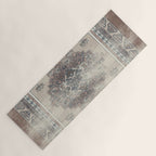 turkish floral - warm neutrals  Yoga Mat Gallery Image 1
