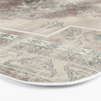 turkish floral - warm neutrals  Bath Mat Gallery Image 3