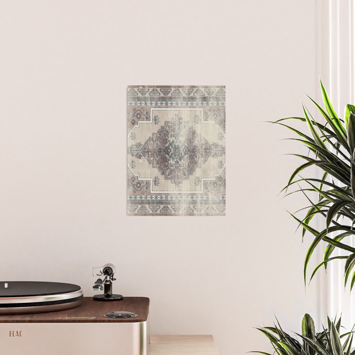 turkish floral - warm neutrals  Poster Gallery Image 2