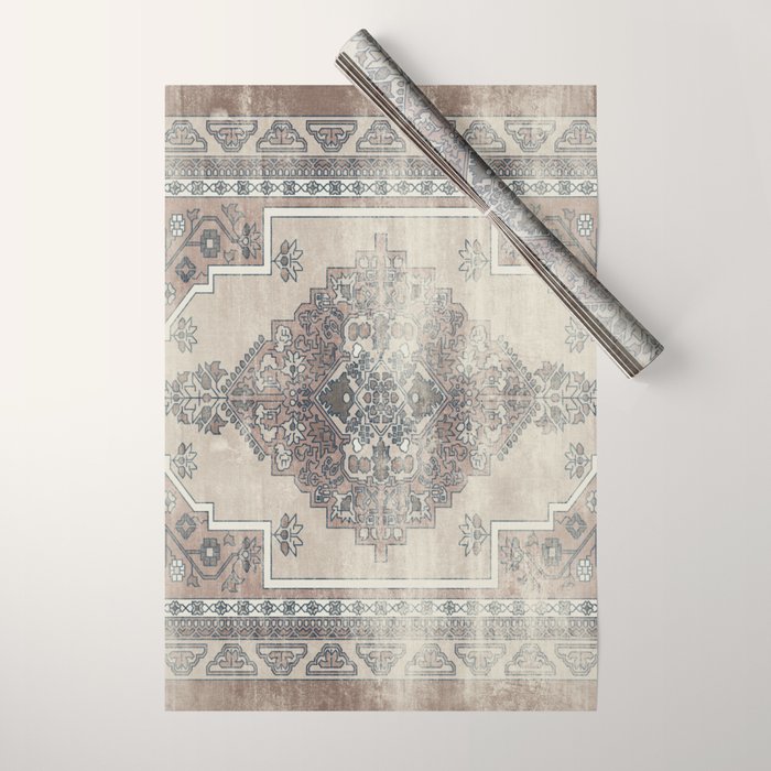 turkish floral - warm neutrals  Wrapping Paper Gallery Image 1