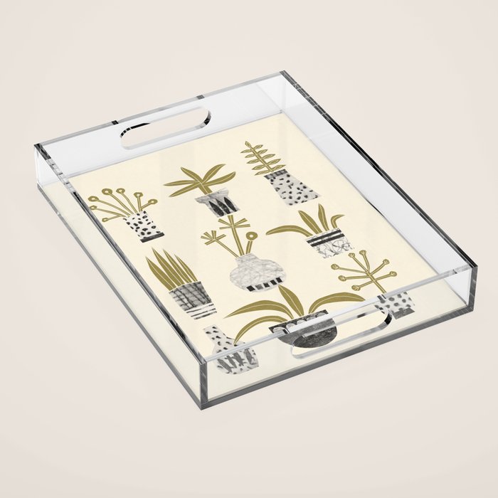 Little Pot Plants Acrylic Tray Gallery Image 1