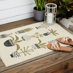 Little Pot Plants Outdoor Rug Gallery Image 2