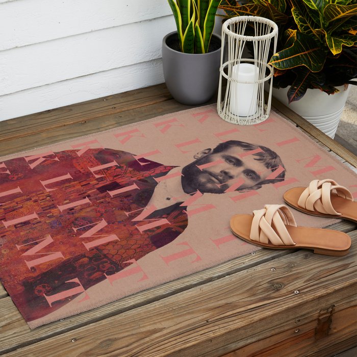 for Gustav Klimt Outdoor Rug Gallery Image 2