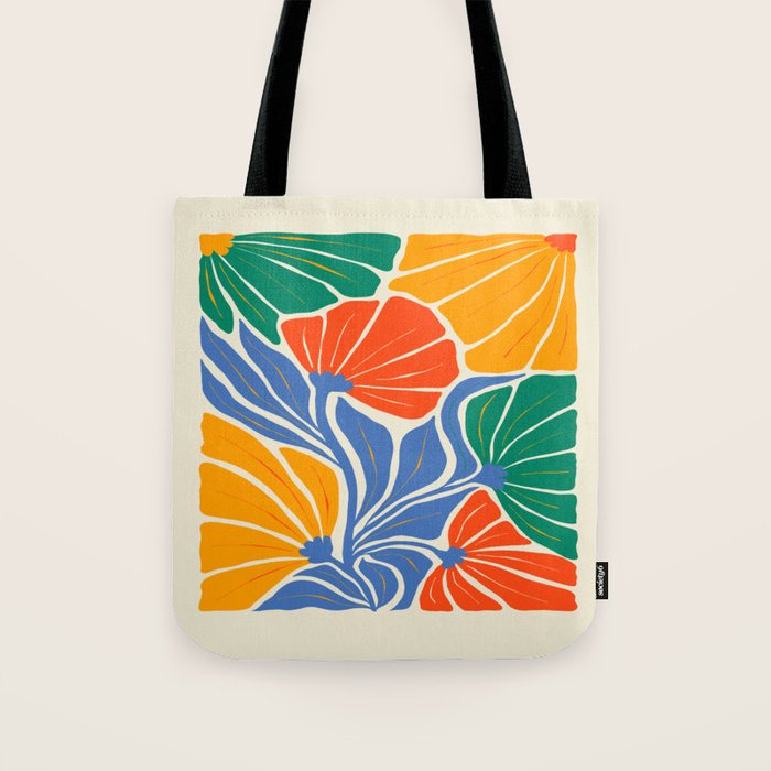Starlight Summer: Matisse Foliage | Flower Market 002 Tote Bag Gallery Image 1