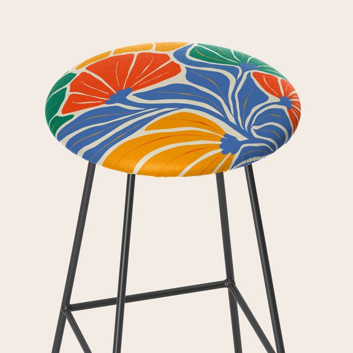 Starlight Summer: Matisse Foliage | Flower Market 002 Stool Gallery Image 2