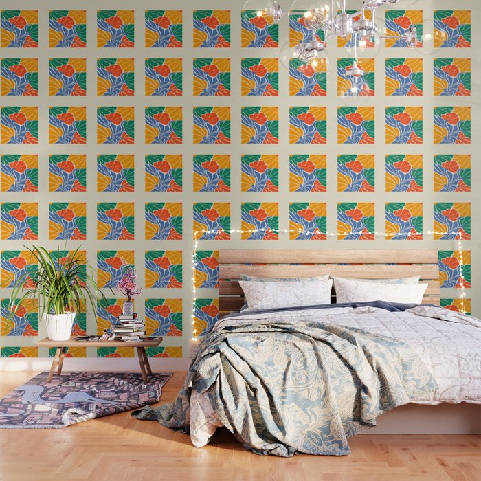 Starlight Summer: Matisse Foliage | Flower Market 002 Wallpaper Gallery Image 3