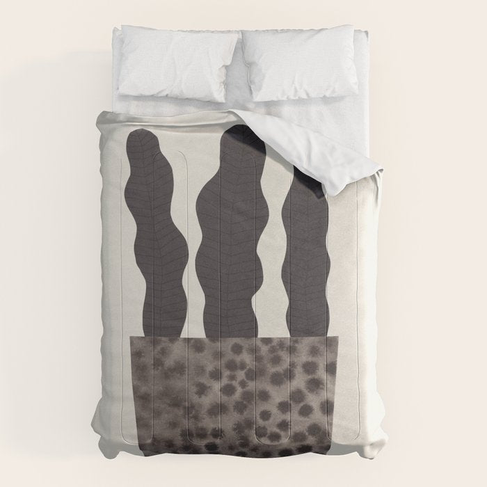 Plant in a pot #2 Comforter Gallery Image 6
