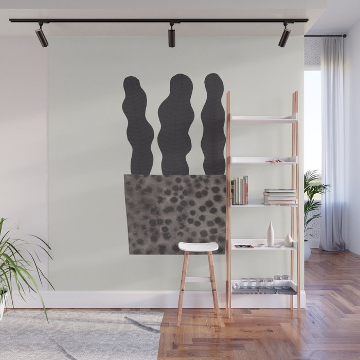 Plant in a pot #2 Wall Mural Gallery Image 1