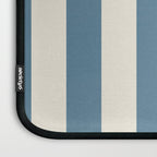 Blue And Cream Vertical Stripes Laptop Sleeve Gallery Image 3