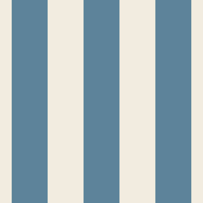 Blue And Cream Vertical Stripes Coffee Mug Gallery Image 2