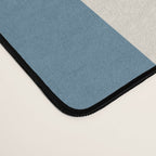 Blue And Cream Vertical Stripes Desk Mat Gallery Image 4