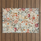 William Morris - Acanthus Portiere, Vintage Museum Exhibition Art, Botanical Floral Pattern Outdoor Rug Gallery Image 1