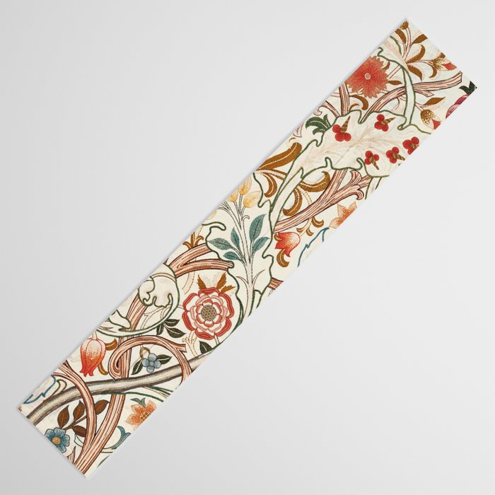 William Morris - Acanthus Portiere, Vintage Museum Exhibition Art, Botanical Floral Pattern Table Runner Gallery Image 3