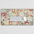 William Morris - Acanthus Portiere, Vintage Museum Exhibition Art, Botanical Floral Pattern Desk Mat Gallery Image 1