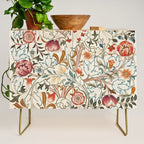 William Morris - Acanthus Portiere, Vintage Museum Exhibition Art, Botanical Floral Pattern Credenza Gallery Image 1