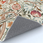 William Morris - Acanthus Portiere, Vintage Museum Exhibition Art, Botanical Floral Pattern Rug Gallery Image 4