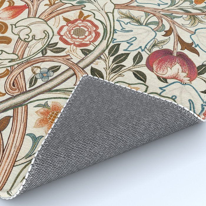 William Morris - Acanthus Portiere, Vintage Museum Exhibition Art, Botanical Floral Pattern Rug Gallery Image 4
