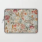 William Morris - Acanthus Portiere, Vintage Museum Exhibition Art, Botanical Floral Pattern Laptop Sleeve Gallery Image 1