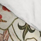 William Morris - Acanthus Portiere, Vintage Museum Exhibition Art, Botanical Floral Pattern Comforter Gallery Image 4