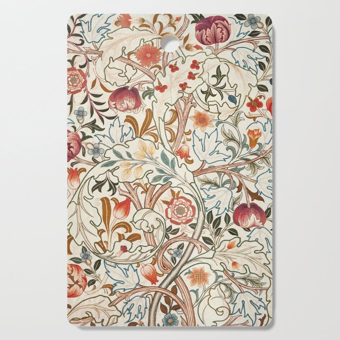 William Morris - Acanthus Portiere, Vintage Museum Exhibition Art, Botanical Floral Pattern Cutting Board Gallery Image 1