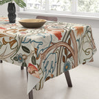 William Morris - Acanthus Portiere, Vintage Museum Exhibition Art, Botanical Floral Pattern Tablecloth Gallery Image 3
