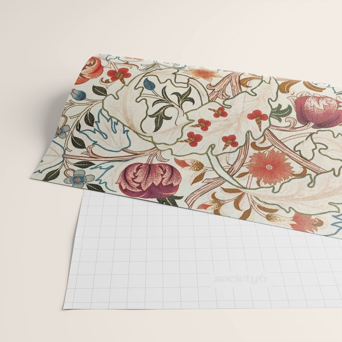 William Morris - Acanthus Portiere, Vintage Museum Exhibition Art, Botanical Floral Pattern Wrapping Paper Gallery Image 2