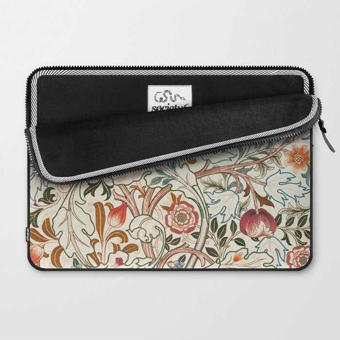 William Morris - Acanthus Portiere, Vintage Museum Exhibition Art, Botanical Floral Pattern Laptop Sleeve Gallery Image 2