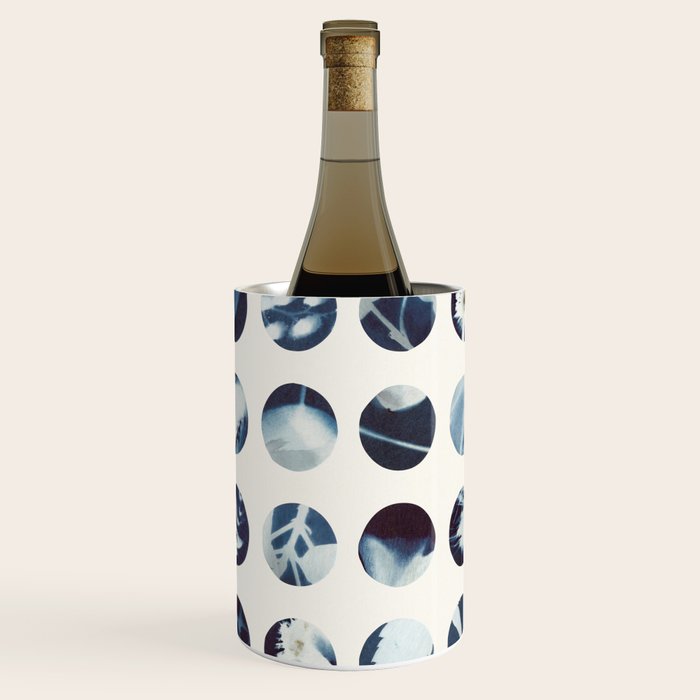 Botanical Cyanotypes Wine Chiller Gallery Image 1