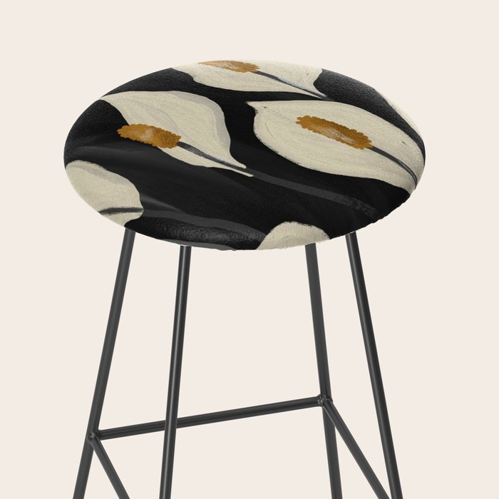 White Calla Lilies 6 Stool Gallery Image 2