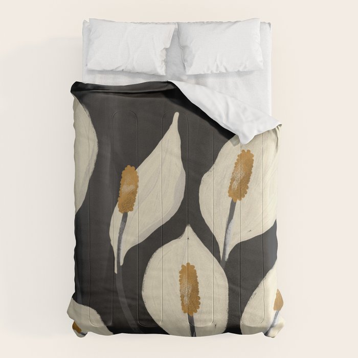 White Calla Lilies 6 Comforter Gallery Image 6