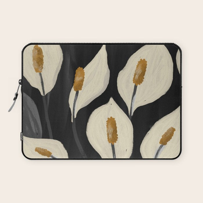 White Calla Lilies 6 Laptop Sleeve Gallery Image 1
