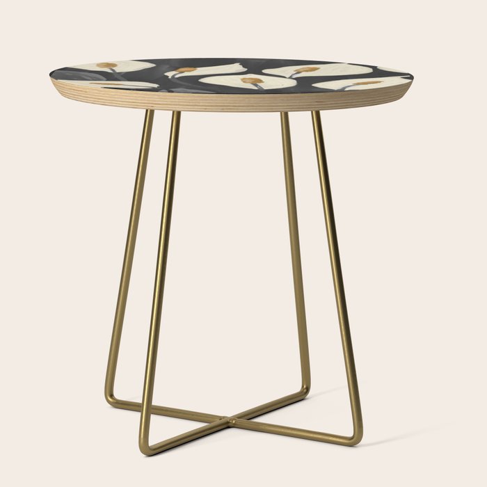 White Calla Lilies 6 Side Table Gallery Image 1