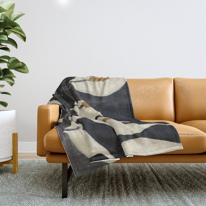 White Calla Lilies 6 Throw Blanket Gallery Image 1