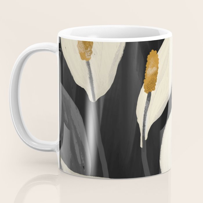 White Calla Lilies 6 Coffee Mug Gallery Image 3
