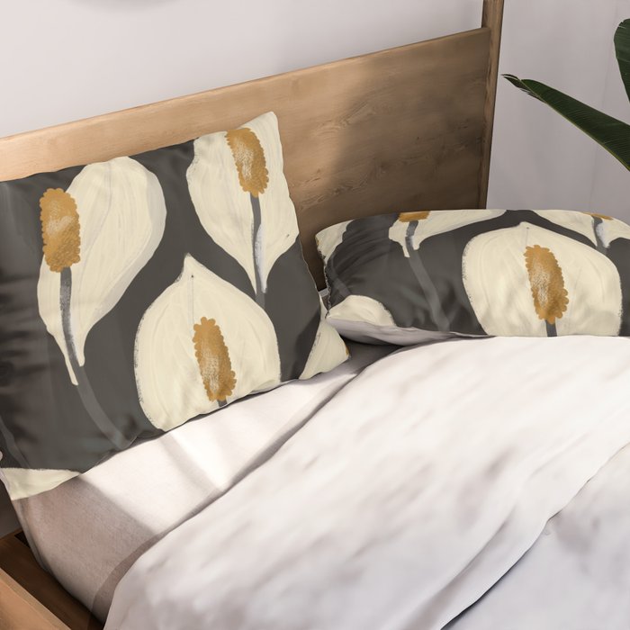 White Calla Lilies 6 Pillow Sham Gallery Image 2